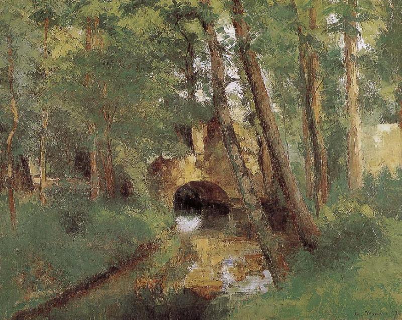 Camille Pissarro Metaponto bridge Schwarz Germany oil painting art